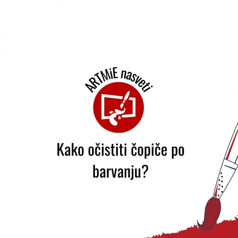 Kako pravilno očistiti čopiče po slikanju?