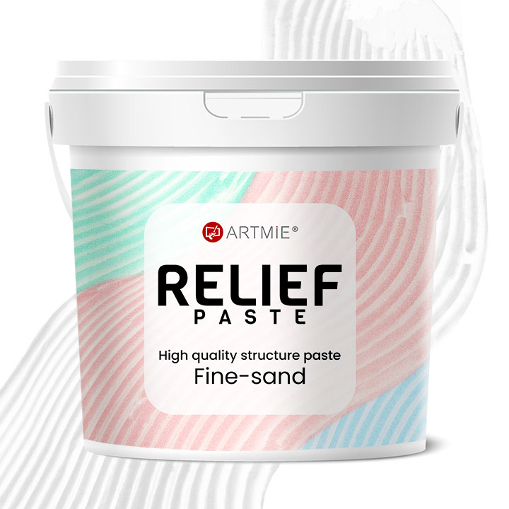 3D reliefna modelirna pasta ARTMIE  | droben pesek, različne količine