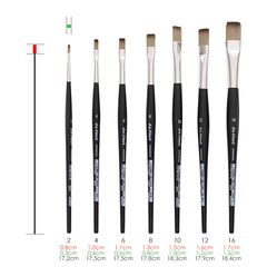 Ploščat čopič Synthetics 3374 - da Vinci | št. 8