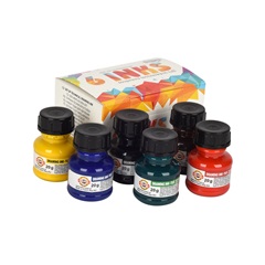 Set tušev različnih barv KOH-I-NOOR / 6 delni