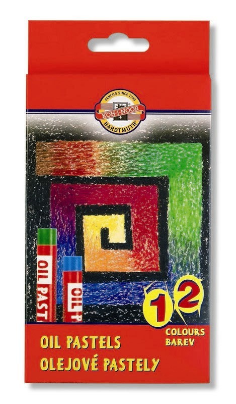 Oljni pasteli - 12 kosov