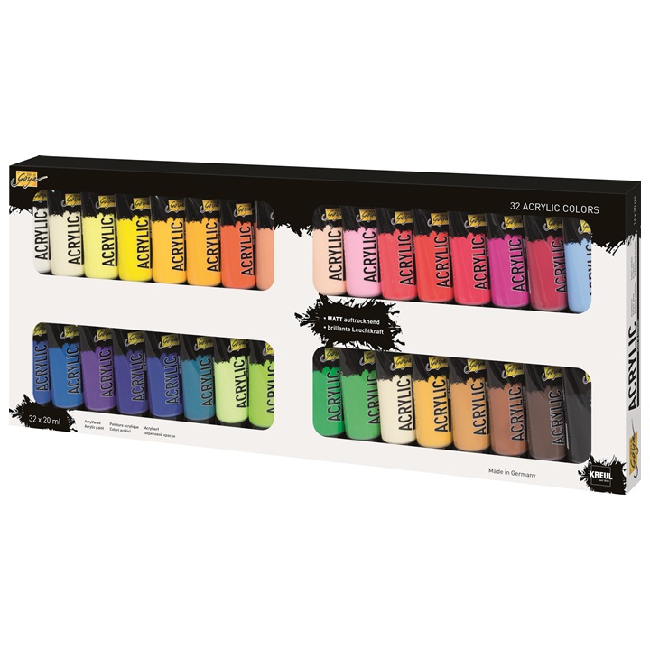 Akrilne barve Solo Goya - set 32 x 20 ml