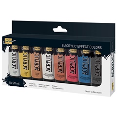 Akrilna barva Solo Goya Effect / set 8 x 20 ml