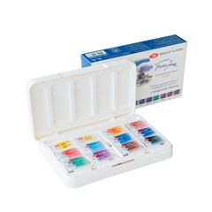 Akvarelne barve White Nights Urban Landscape v plastični škatli / 12 kosov