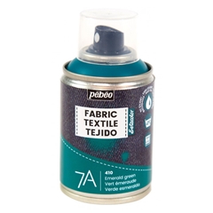 Barva za tekstil v spreju Pebeo 7A 100 ml | 410 Emerald green