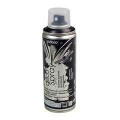 Akrilna kredna barva v spreju Pebeo 200 ml črna