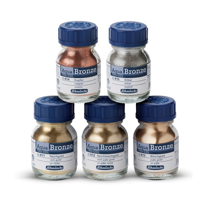 Kovinski prah Aqua-Bronze Schmincke 20 ml  | različne barve