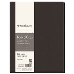 Tonirani papir Artbook Strathmore Gray mehka vezava | 21.6 x 27.9 cm