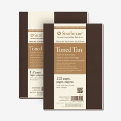 Art Journal Strathmore Toned Paper Tan Paperback | Izberite dimenzije