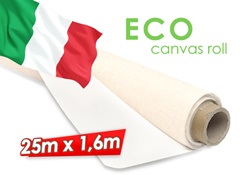 Slikarsko platno v roli ECO 25 m | izberite širino