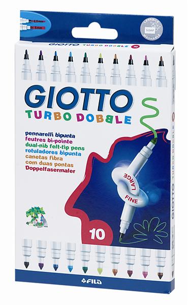 Flomasterji GIOTTO Turbo Dobble / 10 barv