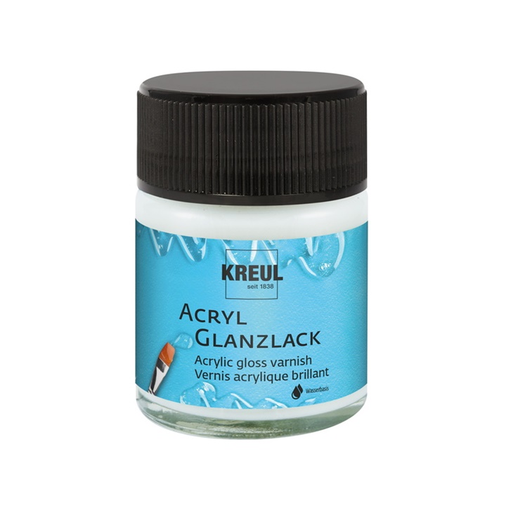 Sijajni akrilni lak 50 / 275 ml na bazi vode Hobby Line | različni volumni
