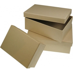 Pravokotna kartonska škatlica / izberite dimenzijo
