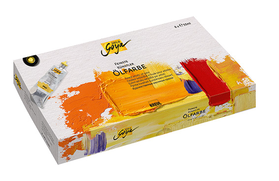 Oljne barve Finest Artists Solo Goya set 8x55 ml