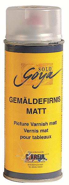 Zaključni lak v spreju Solo Goya 400 ml - mat