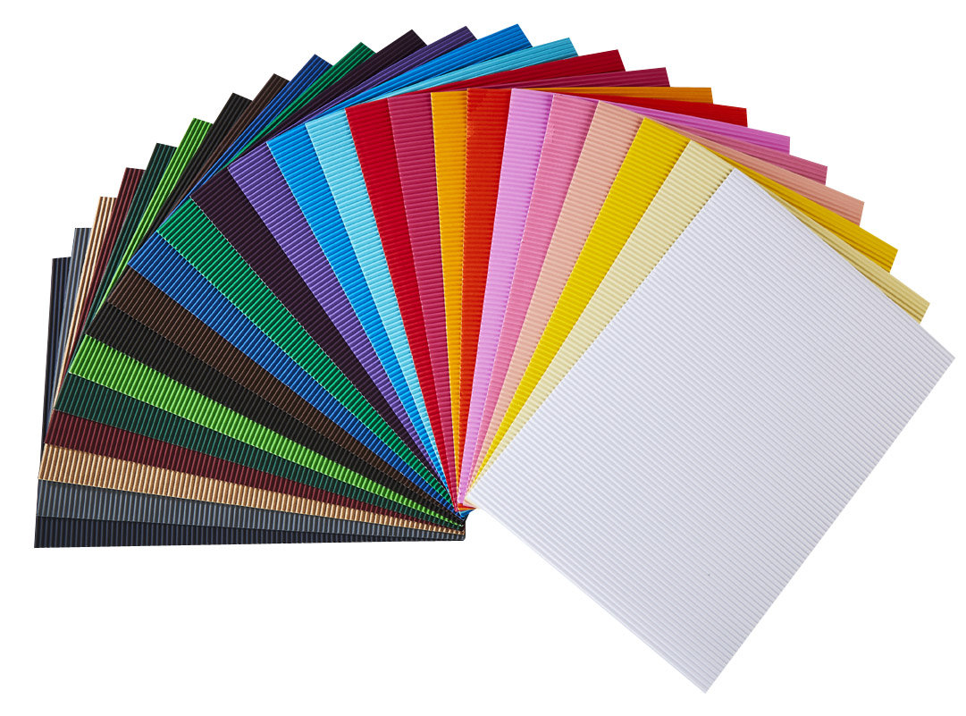 Valovit papir 50x70cm - izberite barvo