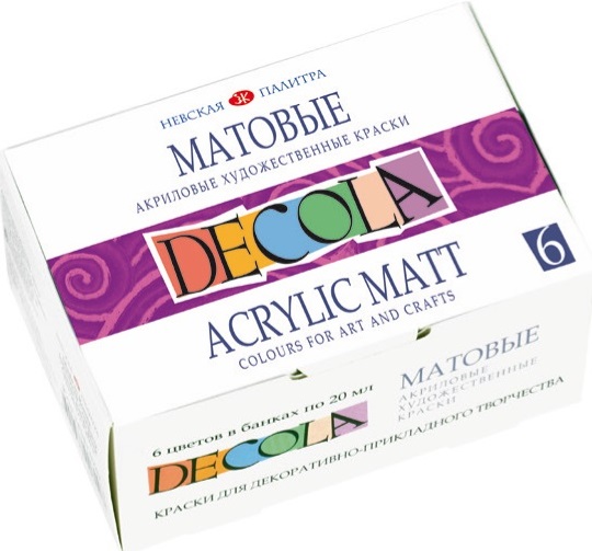 Akrilna barva DECOLA mat | izberite set