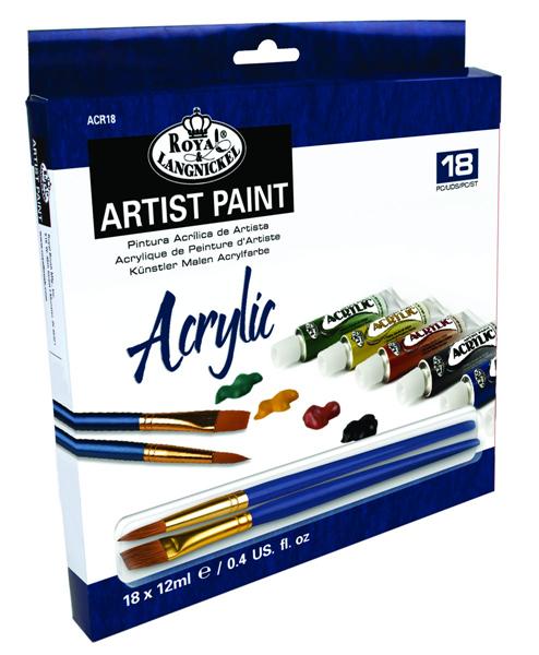 Akrilne barve ARTIST Paint 18x12ml - 