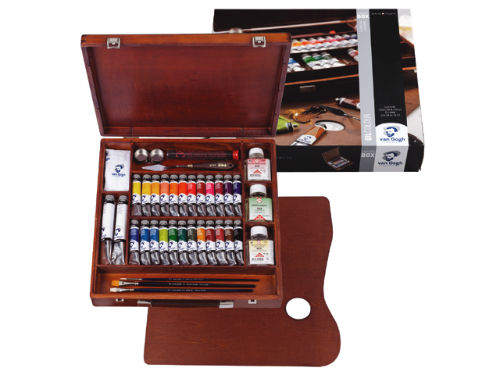 Kovček / Oljne barve Van Gogh Expert BOX