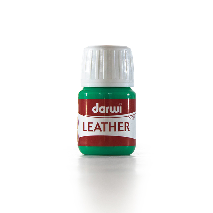 Leather barve za kožo 30 ml - temno zelena