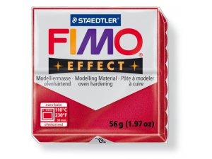Fimo masa za modeliranje FIMO Effect za termalno obdelavo - 56 g - Metalik rubin