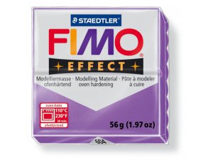 Fimo masa za modeliranje FIMO Effect za termalno obdelavo - 56 g - Transparent vijolična