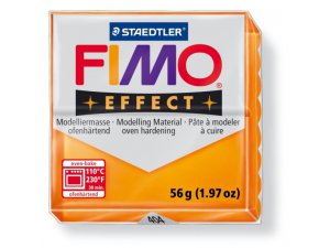 Fimo masa za modeliranje FIMO Effect za termalno obdelavo - 56 g - Transparent oranžna