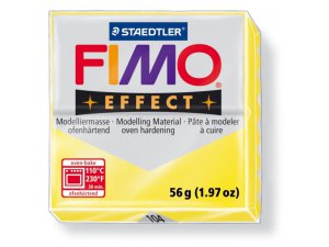Fimo masa za modeliranje FIMO Effect za termalno obdelavo - 56 g - Transparent rumena