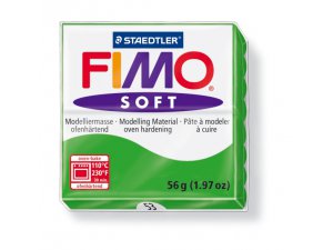 Fimo masa FIMO Soft za termalno obdelavo - 56 g - Zelena