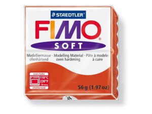 Fimo masa FIMO Soft za termalno obdelavo - 56 g - Rdeča