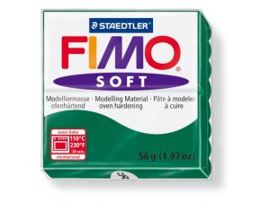 Fimo masa FIMO Soft za termalno obdelavo - 56 g - Temno zelena