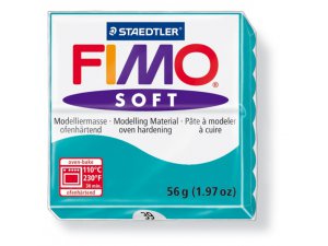 Fimo masa FIMO Soft za termalno obdelavo - 56 g - Turkizna