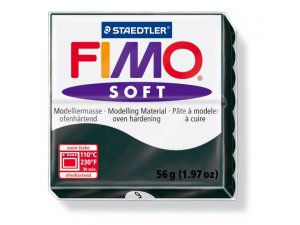 Fimo masa FIMO Soft za termalno obdelavo - 56 g - Črna
