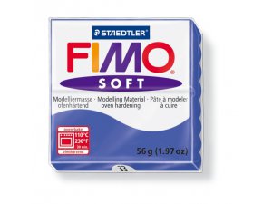Fimo masa FIMO Soft za termalno obdelavo - 56 g - Modra