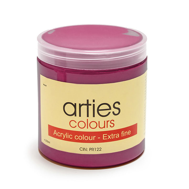 Akrilna barva Arties Colours 250 ml - Alizarin Crimson
