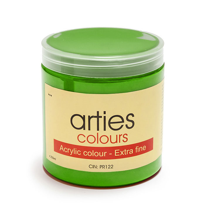 Akrilna barva Arties Colours 250 ml - Permanent Green Light