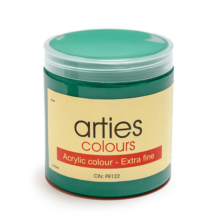 Akrilna barva Arties Colours 250 ml - Phthalocyanine Green