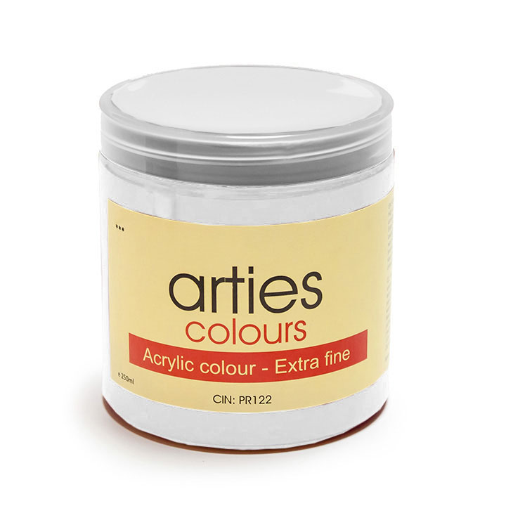 Akrilna barva Arties Colours 250 ml - Titanium White