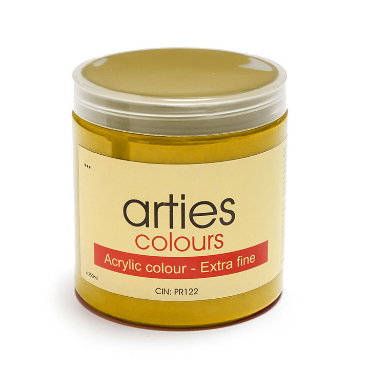 Akrilna barva Arties Colours 250 ml - Yellow Ochre Light