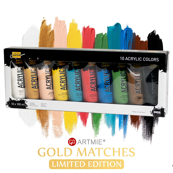 Akrilne barve Solo Goya - ARTMIE Gold Matches