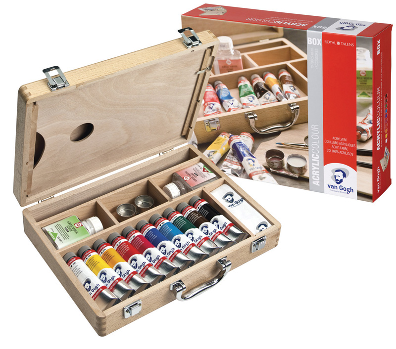 Akrilne barve Van Gogh - osnovni paket 10x40 ml