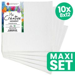 ARTMIE Hobby komplet za slikanje na mini platno - 10 kosov