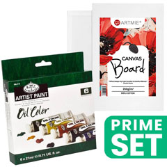 ARTMIE Set oljne barve in platna