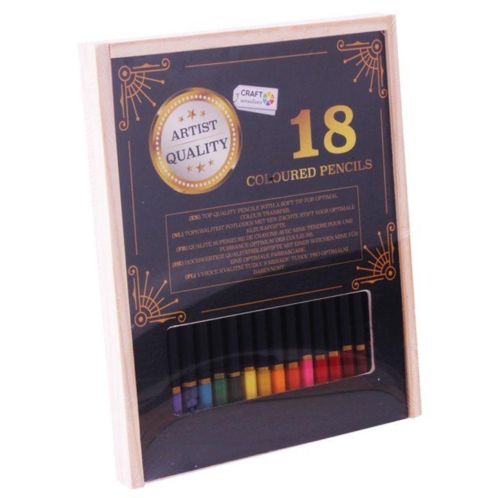 Barvni svinčniki Craft Sensations – 18 kosov