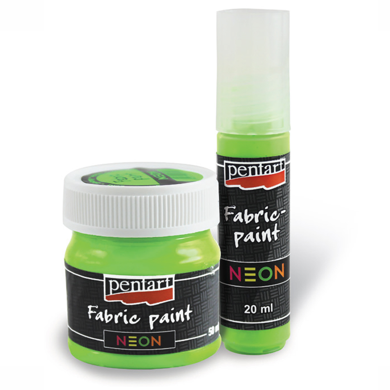 Barva za tekstil NEON 20 ml | različne barve