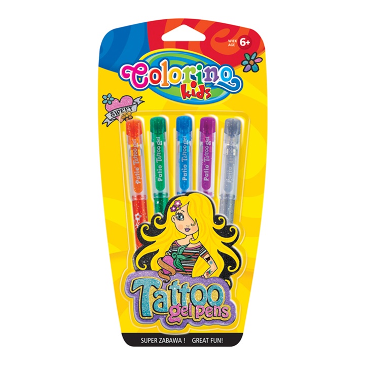 Colorino Gel pisala za tetoviranje 5 kosov