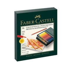 Lesene barvice POLYCHROMOS - set 36 kom