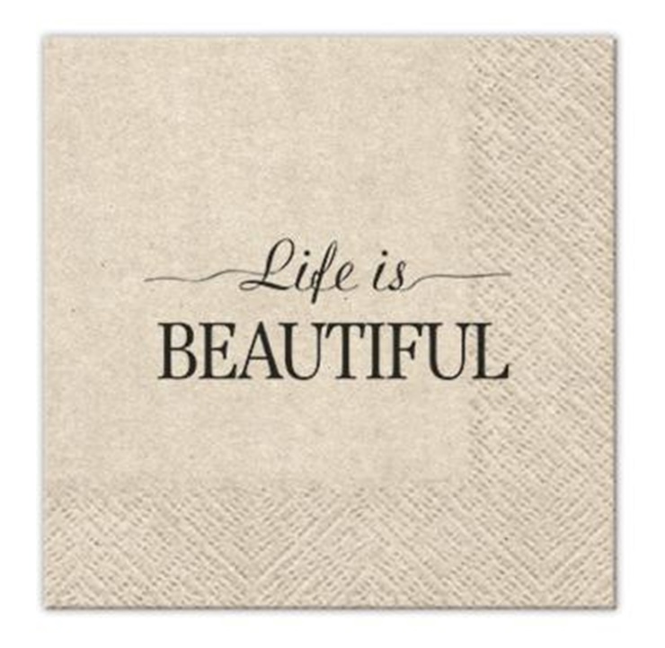 EKO serviete za decoupage Beautiful Life - 1 kos