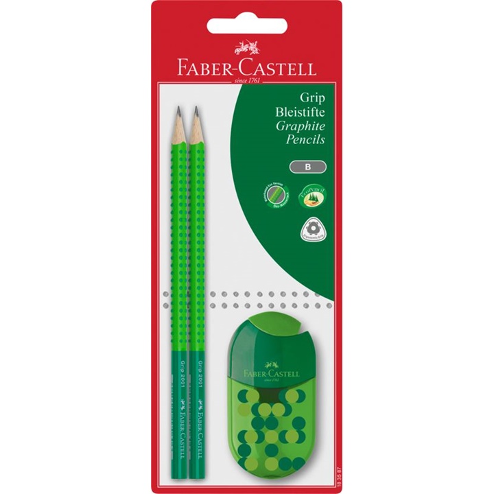 Faber Castell komplet svinčnikov Grip