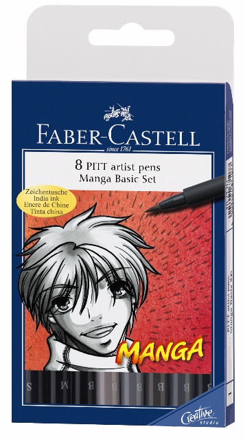 Flomastri Art Pen PITT Manga set